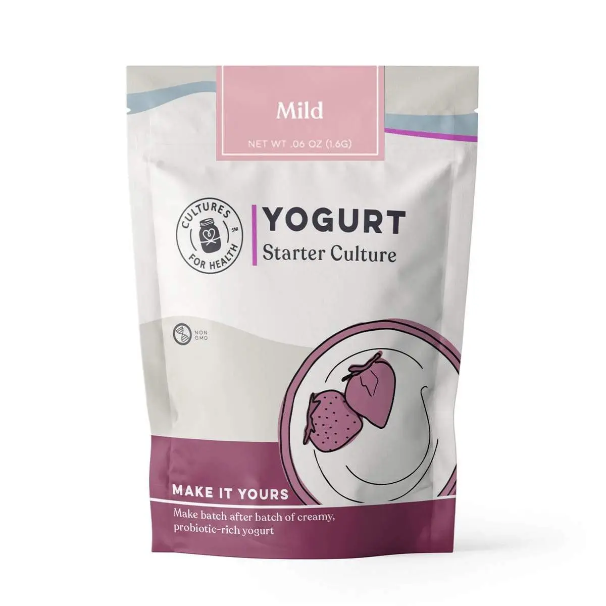 Mild Yogurt Starter Culture – Creamy, Kid-Friendly Probiotic Blend (4-Pack)