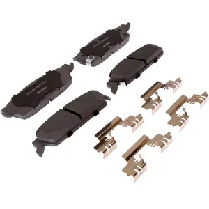 Silver Rear Brake Pad Set 14D1194CHF1 |   GM 19387594 Ceramic Rear Brake Pads for Select Cadillac Escalade, Chevy Silverado, Chevrolet Tahoe, Suburban, GMC Sierra, Yukon and more