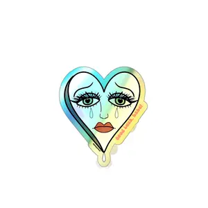 Holographic Chappell Roan 'Good Luck Babe' Stickers