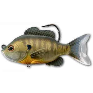 LIVETARGET Sunfish Soft Body Top Hook Swimbait
