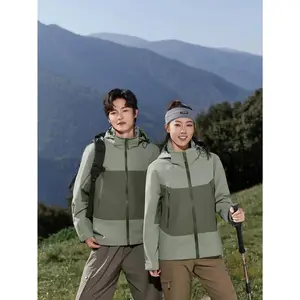 Bmuvlss Men's Windproof Retro Jacket - Heavy-Duty Full-Zip Windbreaker with Hooded Collar, Olive Green Oversized Casual Outdoor Coat for, Survival, Aviation & Windy Days (Machine Washable) - Loose Fit Workwear