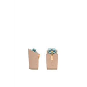 Block Heel Kit 4 Sand Woven Leather