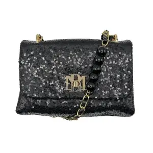 Badgley Mischka Sequin Messenger Crossbody