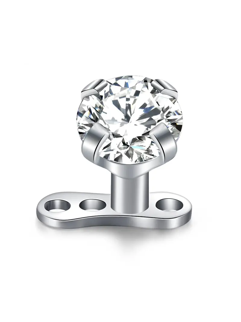chrome hearts dermal piercing - TikTok Shop