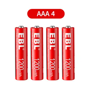 EBL 1.5V AAA Rechargeable Li-ion Batteries 1200mWh EBL 1.5V AAA Rechargeable Li-ion Batteries 1200mWh