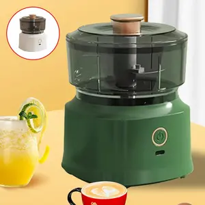 Electric Mini Food Chopper USB Rechargeable Garlic Onion Meat Grinder 350ML Portable Kitchen Food Processor