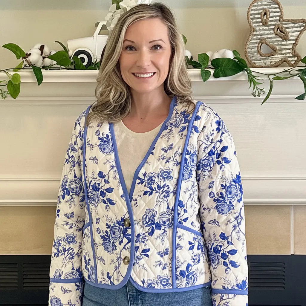 Liberty Floral Quilted Jacket