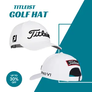 Titleist Tour Performance Golf Hat | Titleist Golf Tour Elite Hat, Superior Sun Protection, Moisture | Adjustable Fit For Peak On-Course Performance And All-Day Comfort