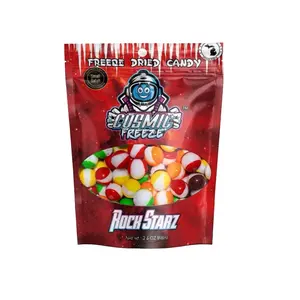Freeze Dried Rainbow Rock Starz Candy Snack Crunchy Crunch Sweet freezedriedsour candy