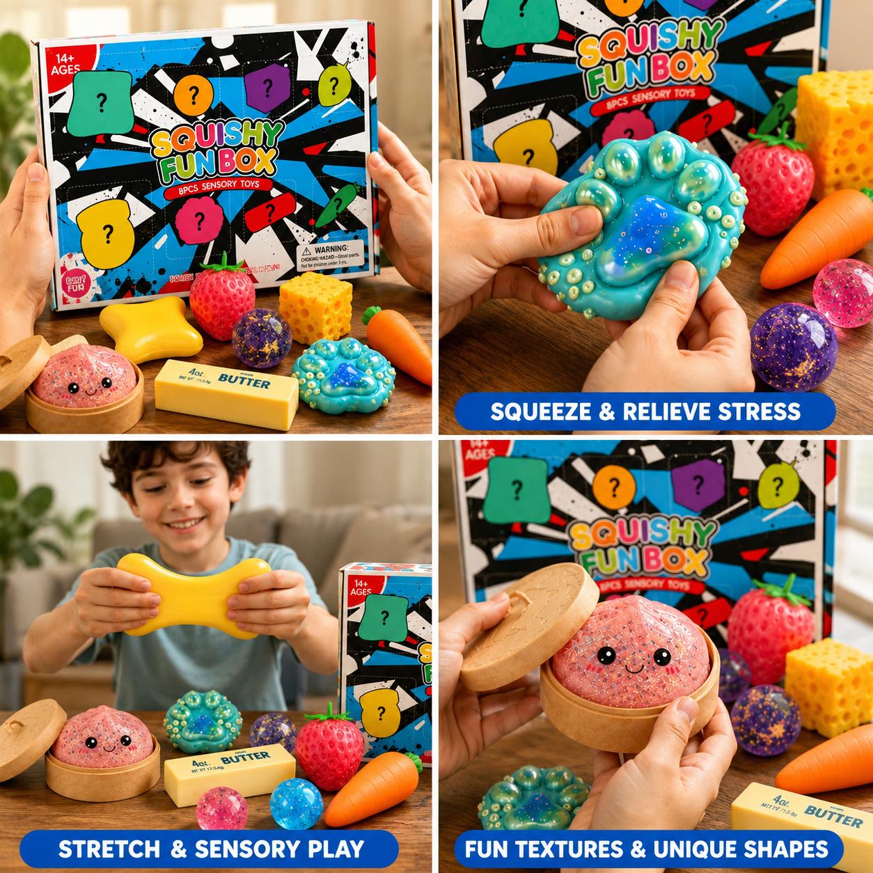 Fidget toys set for sensory play
