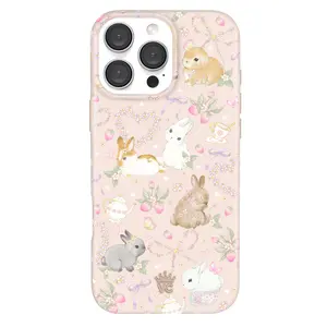 Velvet Caviar Bunnies & Bows iPhone Case - Cute & Trendy Phone Cases for iPhone with Stylish Girly Design and Shockproof Protection