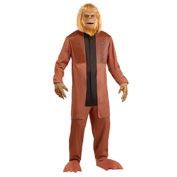 HalloweenCostumes Men's Planet of the Apes Dr. Zaius Costume Set - Includes Clothes, Pants, Jersey, Jacket, Shirt for Special Occasions