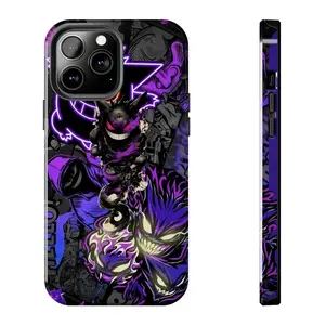 Anime-Style Gengar Ghost Monster Design iPhone Case — Compatible with iPhone 17/16/15/14/13/