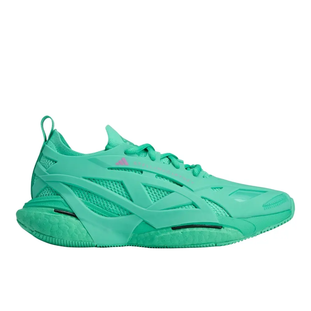 adidas Womens By Stella Mccartney Solarglide Running Sneakers Shoes - Green