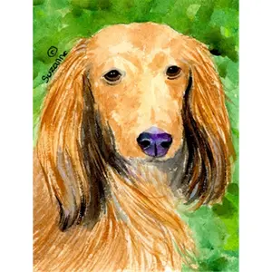 212 MAIN 28x40 in. Dachshund House-Size Flag, Weatherproof Fade-Resistant Decor, Outdoor Decor for Home Festive Backdrops & Banners
