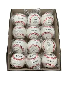 Wilson 9" A1010S Official High School Leather Blem Baseballs -- 1 DZ Wilson 9" A1010S Official High School Leather Blem Baseballs -- 1 DZ