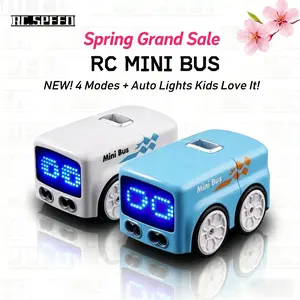 Magic RC Mini Bus Toy with Auto Expressions & 4 Play Modes – Perfect Kids Gift Remote Control Trucks Rc Stunt Cars Rc Cars Brushless Rc Cars