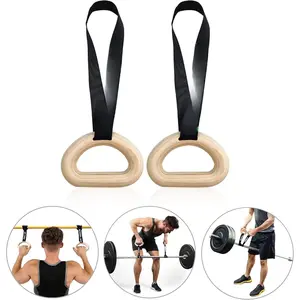 Pull Up Handles - Pull Up Grips, LAT Pull Down Gym Handles Design - Quick Attachment to Bars and Barbell Grips - Includes Carry Bag - Suitable for  Gym and -The-Go Workouts