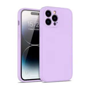 Liquid Silicone Phone Case Cover, Anti-Drop Protection, Compatible with iPhone 17/16/15/14/13/12/11, 1 Piece, Durable and Shockproof