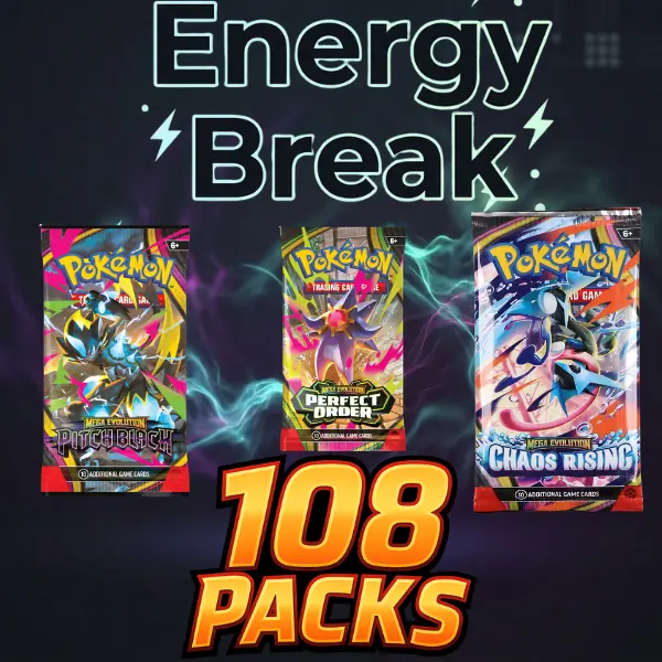 PITCH BLACK & CHAOS RISING & PERFECT ORDER Energy Break 108 Packs #24