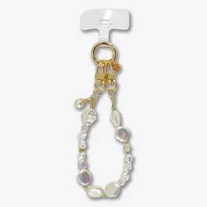 Vintage Pearls Phone Wristlet