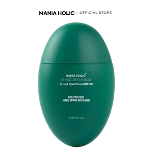 [Mania Holic] Sunscreen Pack SPF 40 | 8-Hour Formula, No White Cast, Lightweight Dewy Finish, Makeup Primer (1.76 oz)