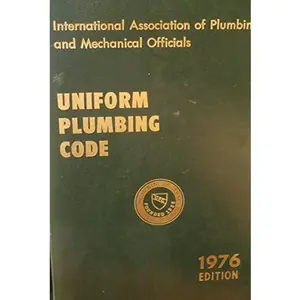 USED Book - Uniform Plumbing Code 1976 by unknown author (Paperback)