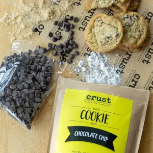 Crust Dry Cookie Mix with Chocolate Chip - Ideal for Homemade Snacks, Includes Sugar and Chocolate Chips