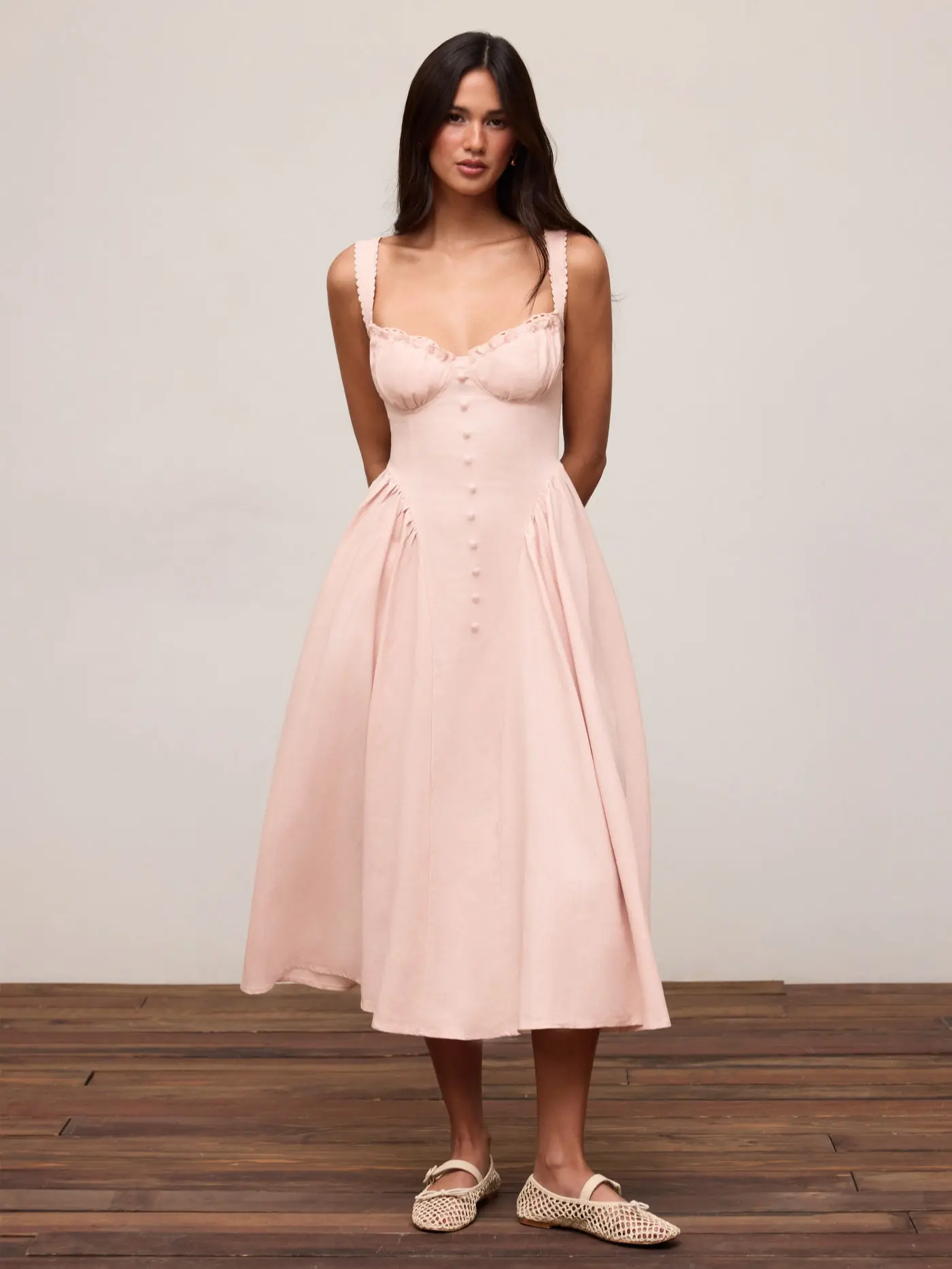 Cider Maxi Dress Women's Daily Casual Ruffled U-neckline Lace Up Back Fixed Straps A-line Flared Cotton Blend Dress - Balletcore Aesthetic Romantic Date Picnic Gown for Summer SwimWeek - TikTok Shop Cider Maxi Dress Women's Daily Casual Ruffled U-neckline Lace Up Back Fixed Straps A-line Flared Cotton Blend Dress - Balletcore Aesthetic Romantic Date Picnic Gown for Summer SwimWeek - TikTok Shop
