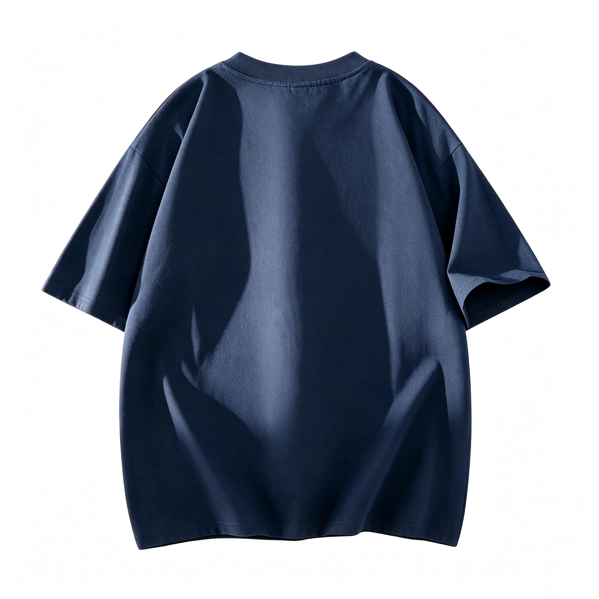Oversized Plain Crew Neck T-Shirt, Unisex Loose Fit Basic Short Sleeve Tee, Casual Solid Color Minimalist Top For Men Women