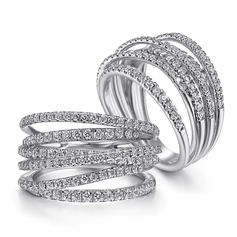 UURiel  Delicate Morse Code Ring Promise Rings for her Cross Ring Hip Hop Style Line Wrap Ring Statement Rings Band Ring for Women