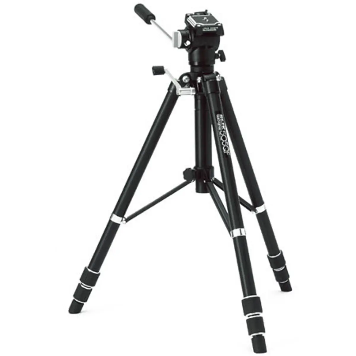 Slik 505QF 3-Section Aluminum Tripod with 2-Way Pan Head - Black Camera & Camcorder Bubble Level Accessory, Accessories