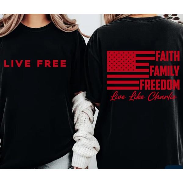Ck Red Freedom Shirt 2-Sided, We Wear Red Oct 14th American Hero Tee, HPBD CK Shirt, A True Patriot prove me wrong Tee