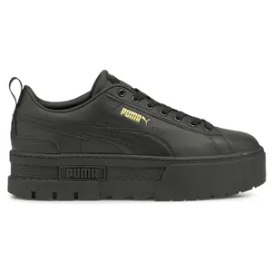 PUMA Womens Mayze Classic Platform Sneakers Shoes Casual - Black PUMA Womens Mayze Classic Platform Sneakers Shoes Casual - Black