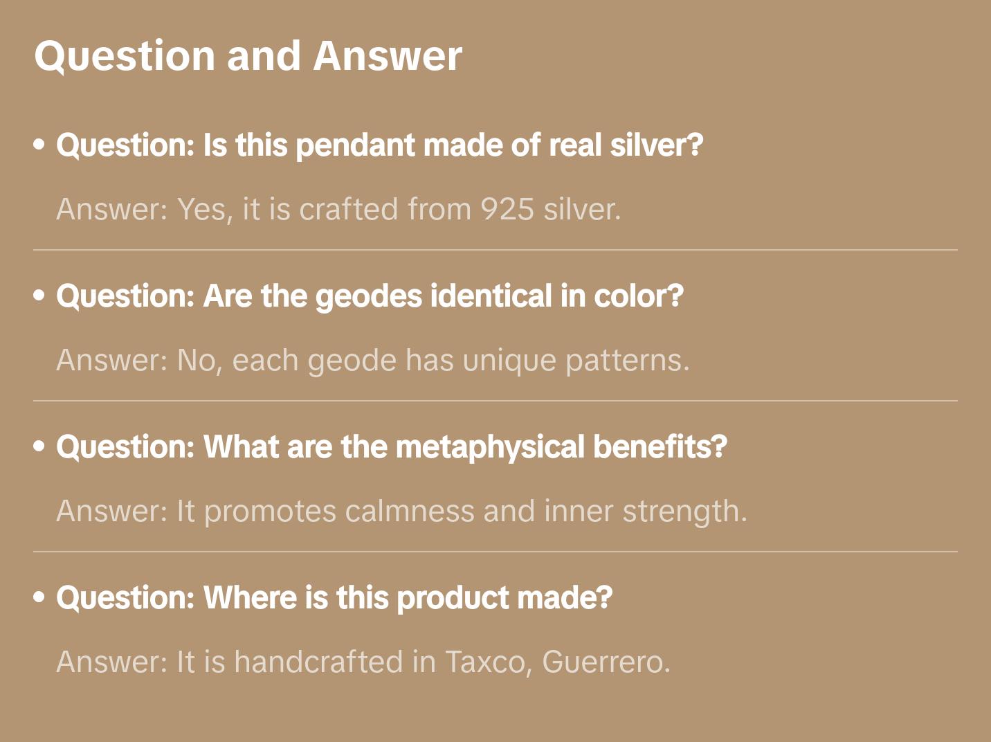 Veil of the Abyss – Geode Pendant in 925 Silver Veil of the Abyss – Geode Pendant in 925 Silver