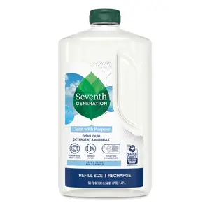 Seventh Generation Dish Soap Liquid, Fresh Free and Clear, 50 Oz Refill Unilever