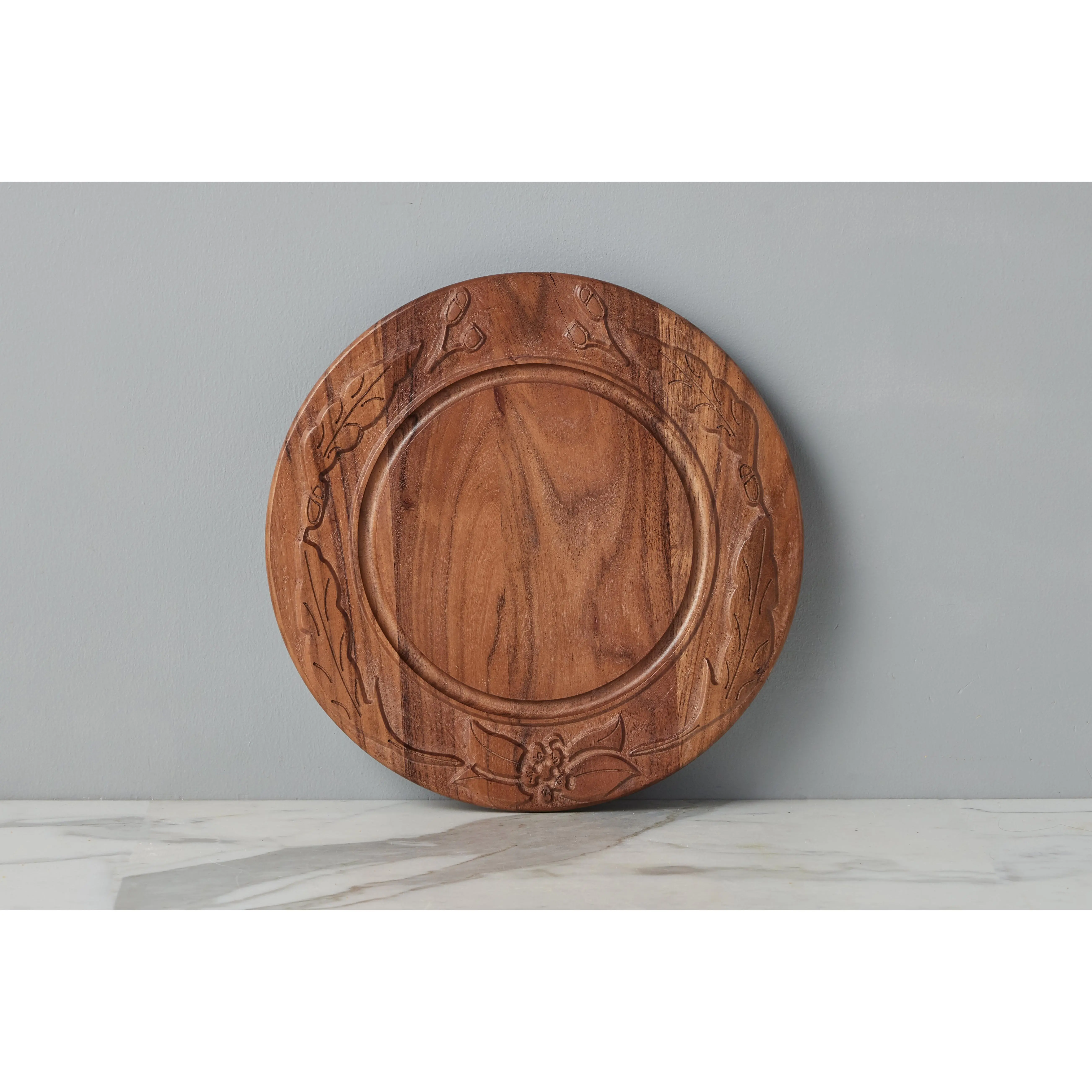 Vintage English Bread Board, Medium Round