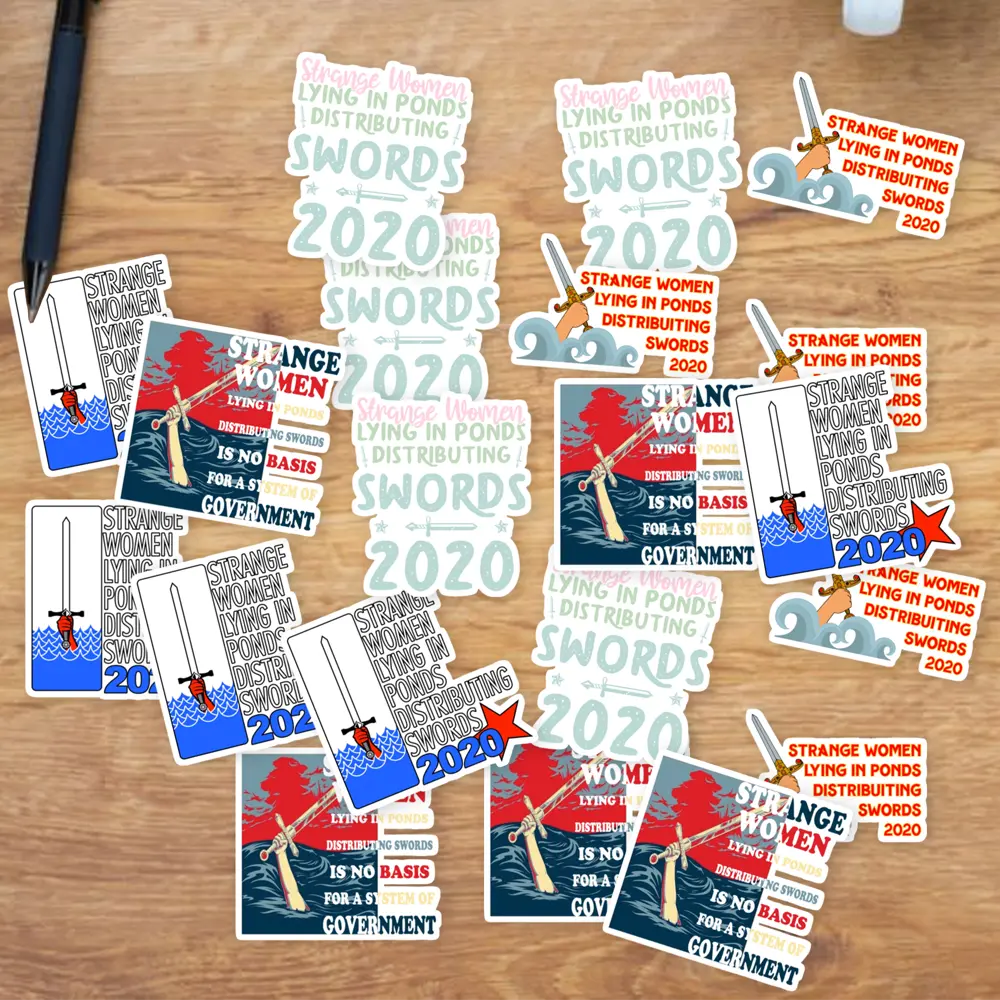 Stickers Pack 20 Pcs Supreme Guitar Aesthetic Executive Luggage Bottle Power Colorful Water 2020 Skateboard Bumper Monty Waterproof Python Car Vinyl Laptop Bike