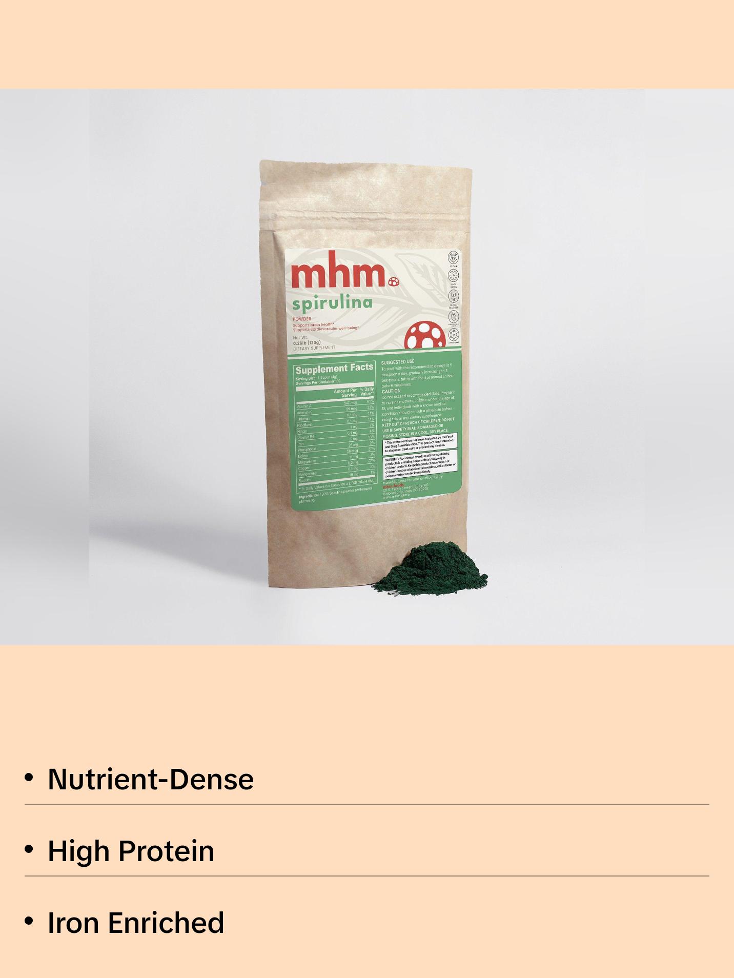 Spirulina Powder - Rich in Essential Amino Acids and Iron for Healthier Lifestyle - Fitness, Healthcare