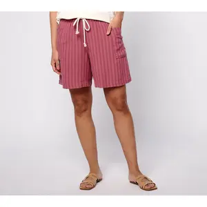 Peace Love World Boheme Liz Linen Pull-On Short