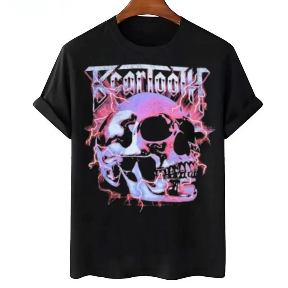 Beartooth - Lightning Skull T-Shirt Y2K Streetwear Graphic Tee HGE25703