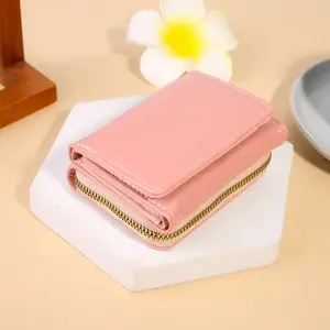 Women's PU Leather Short Small Wallet 2026 New Multi-functional Change Coin Card Bag