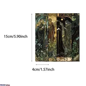 Gothic Dark Magician Bookmarks, 30-60PCS Enchanting Unique Designs, Office Stationery Book Accessories, Ideal for DIY Book Lovers & Reader Gifts，Mystical Occult Art Bookmarks, Ideal for Readers, Collectors & Gothic Aesthetic Fans