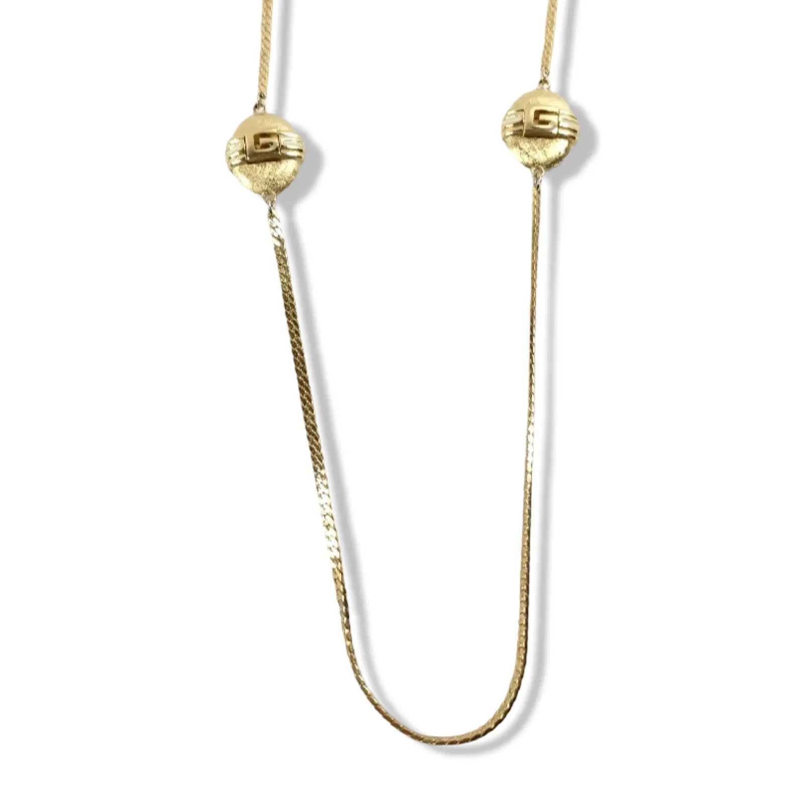 Pre-owned Givenchy Oval Necklace GIV1019