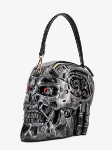 Halloween Handbag Dark Style Women's Bag New Arrival Unique Skull Design Chain Crossbody Bag Creative American Mechanical Skull Head Purse