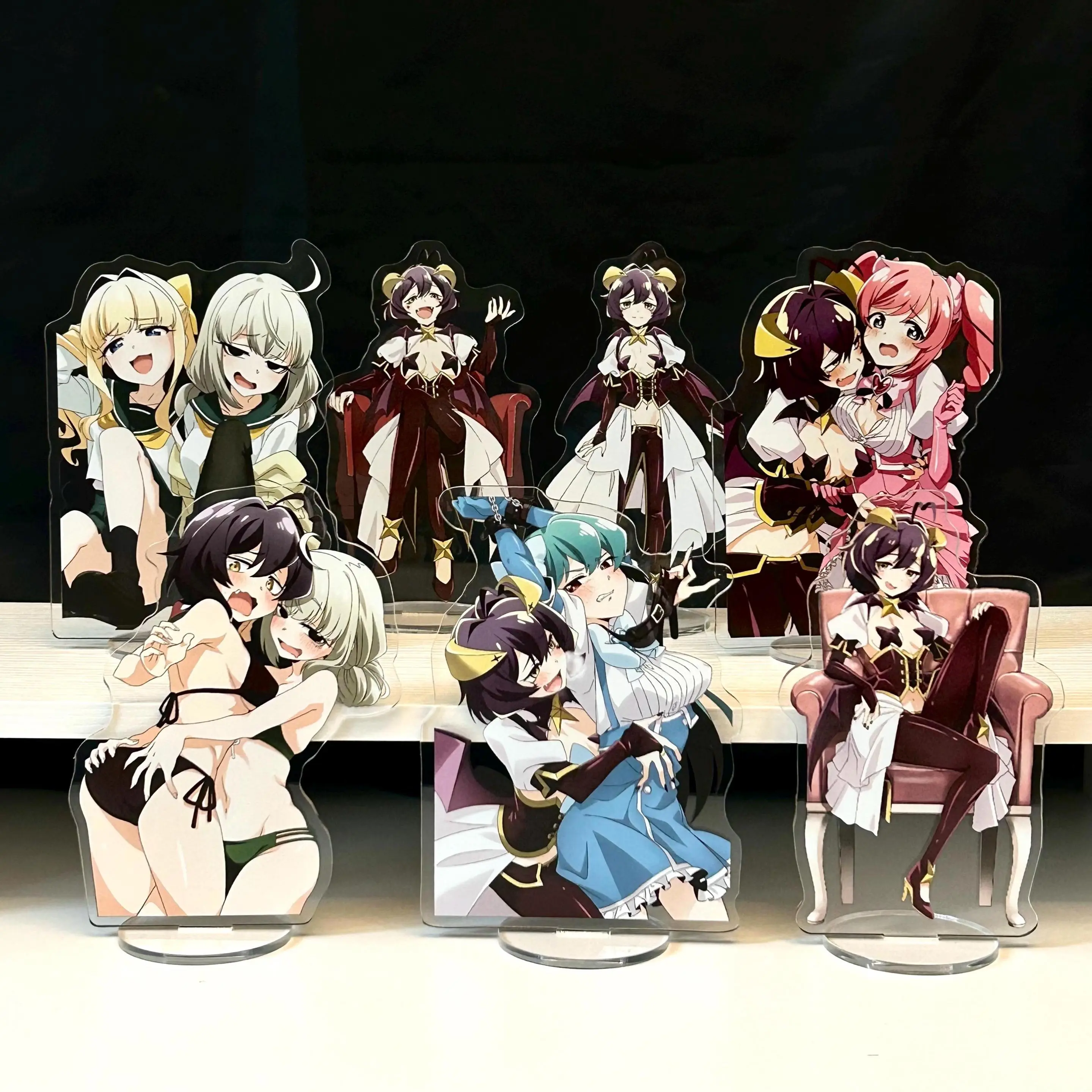 Gushing over Magical Girls Acrylic Standee, Double-Sided Acrylic Stand, Utena Hiiragi, Venalita, Kiwi Araga, Anime Standee, Anime Gift, Birthday Gift