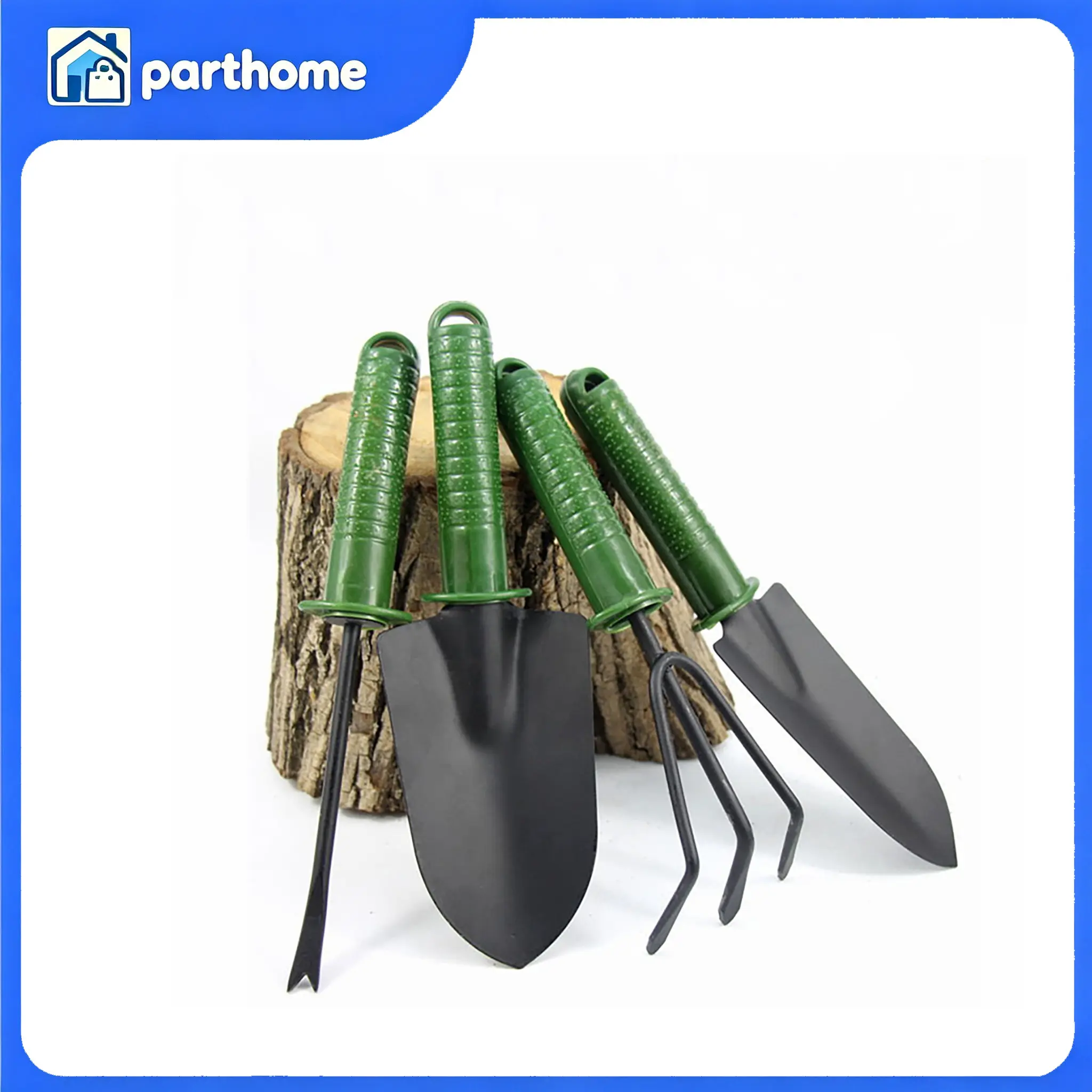 4pcs Garden Tools Set Trowel Rake Shovel Heavy Duty Metal Outdoor Ergonomic Kit homeessentials