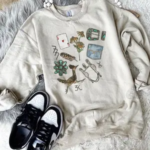 Western Cowboy Collage Graphic Crewneck & Tee, Western cowboy Graphic Tee, Trending western Graphic Tee, Western Boutique, Handmade, Plus size available 8G8