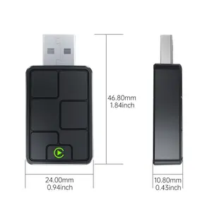 Wireless CarPlay Android Auto 2-in-1 Mini Box Automatic Connection Smart Car Interconnection Adapter