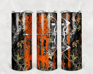 Deer hunting camo tumbler